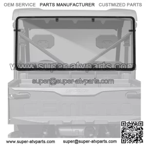 UForce Rear Windshield PC for 2021-2025 CFMOTO UForce 600 Clear Back Window