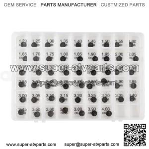 Adjustable Valve Shim Kit 9.48mm O.D. 1.20mm-4.00mm Thick for Suzuki LT-Z400 QuadSport Z 2003-2012 LT-R450 QuadRacer 2006-2011 (52pcs)