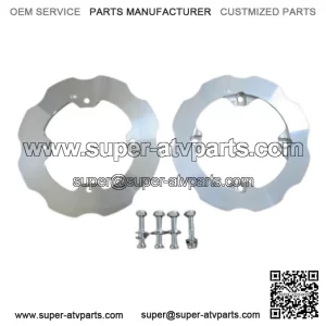 Aluminum Dual Sprocket Guard Yamaha YFZ450 YFZ 450 Year 2006-14