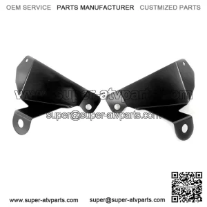 Front Head Light Block Off Plates Guards Black Yamaha YFZ450R