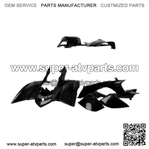 POLISPORT Plastic Kit Yamaha yfz450 2004-2014 BLACK 90074