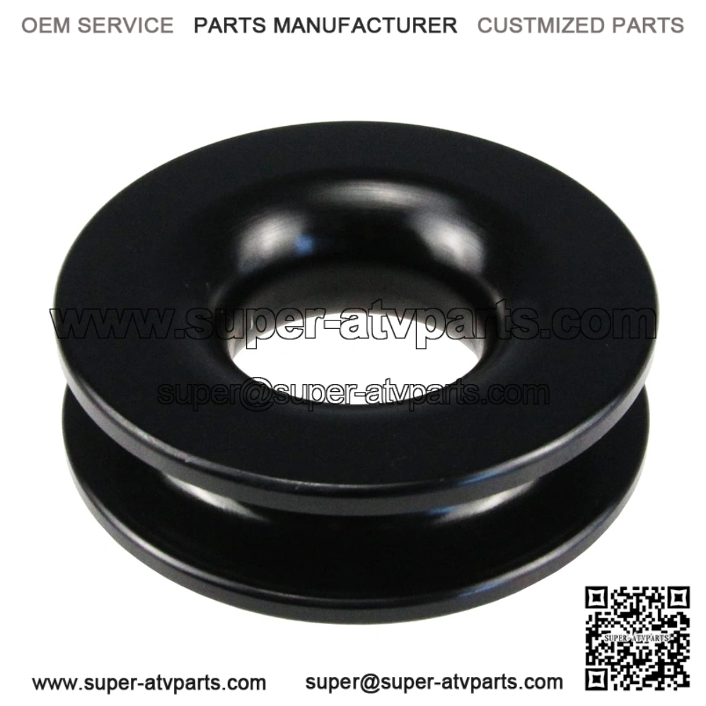 Winch recovery ring # black