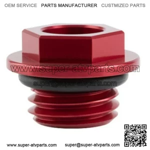 Oil Filler Plug Fill Cap Red Honda Trx450R 450Er 2004-2014