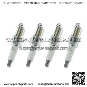 4pcs 07-13 Honda TRX420FE FourTrax Rancher 4X4 ES NGK V-Power Spark Plugs kf