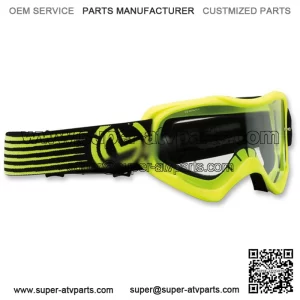 RACING goggles black, transparent lens