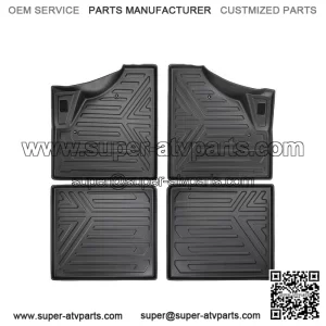 4PCS TPE Floor Mats Non-Slip for CFMOTO UForce 1000 XL 2022-2025
