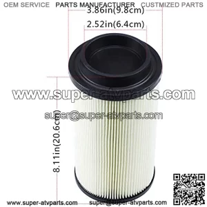 7080595 Air Filter Cleaner For Polaris Sportsman 400 500 550 570 600 700 800 850 Scrambler Magnum Magnumand ATV Parts Hawkeye Forest Trail Boss #7082101, 7080595, 2530009, 5811633