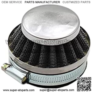 58mm to 60mm Performance Air Filter for Suzuki Kawasaki Motorcycle ATV Pocket Bike Parts (Sliver)