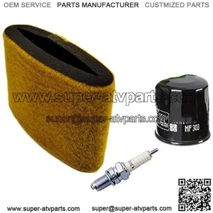 Tune Up Kit Air Filter Oil Filter Spark Plug ATV for Kawasaki Prairie 300 KVF300