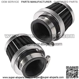 2PCS 1 1/8" 28mm Motorcycle POD Air Filter for ATV Pocket Pit Dirt Bike