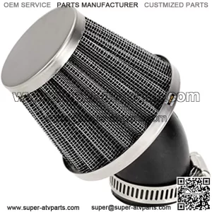 35mm Go Kart Bent Rubber Tube Air Filter Cleaner for NST SunL Kazuma Baja 50cc 70cc Coolster 110cc 125cc Atv Xr50 Crf50 CRF80F XR50R Dirt Pit Bike Scooter