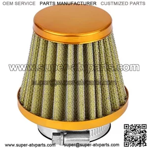 38mm Air Filter Intake Induction Kit for Off-road Motorcycle ATV Quad Dirt Pit Bike(YELLOW)