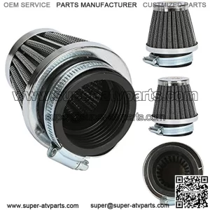 Motorcycle Air Filters 4pcs 60mm Universal Clamp-on Air Cleaner for Honda Suzuki Kawasaki Yamaha ATV New