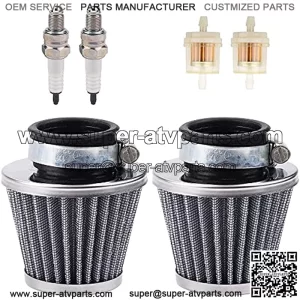 2 Packs 35mm Air Filter Replacement for 50cc 70cc 80cc 90cc 110cc 125cc Chinese PZ19 PZ20 MVX70 MVX70CC MVX110 Mini Dirt Bike Taotao CRF ATV Dune