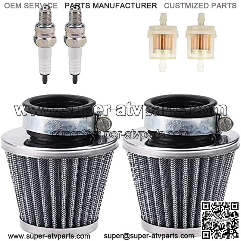 2 Packs 35mm Air Filter Replacement for 50cc 70cc 80cc 90cc 110cc 125cc Chinese PZ19 PZ20 MVX70 MVX70CC MVX110 Mini Dirt Bike Taotao CRF ATV Dune