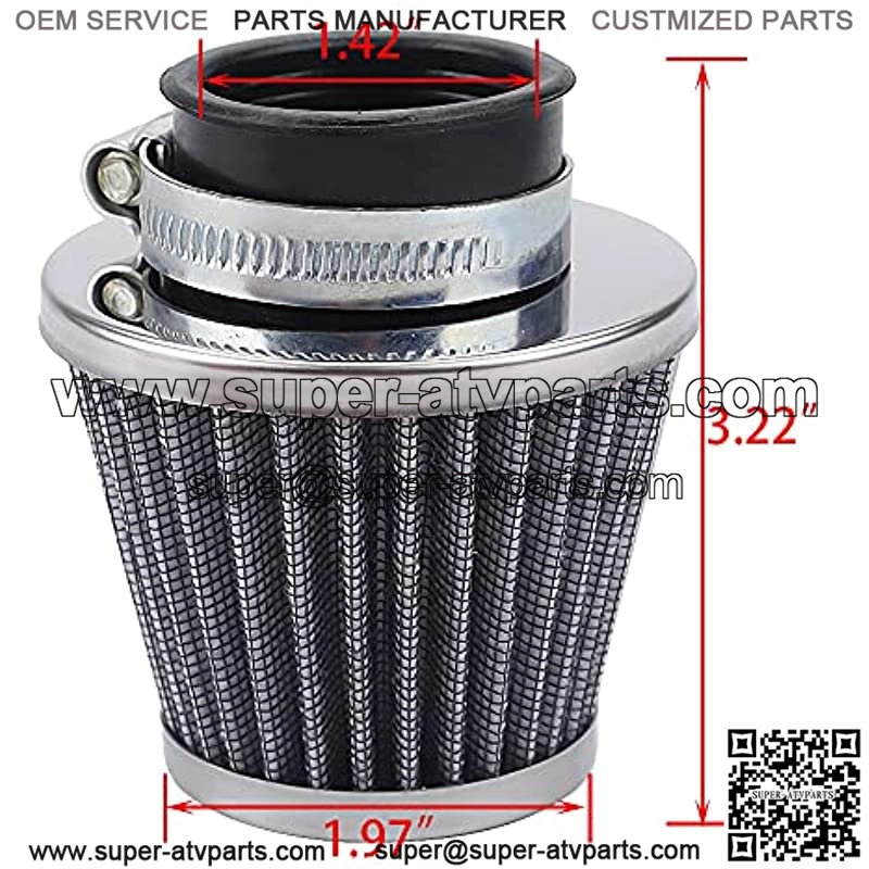2 Packs 35mm Air Filter Replacement for 50cc 70cc 80cc 90cc 110cc 125cc Chinese PZ19 PZ20 MVX70 MVX70CC MVX110 Mini Dirt Bike Taotao CRF ATV Dune - Image 2