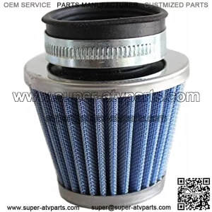 Poweka 00084 Blue New 39mm Air Filter Gy6 Moped Scooter ATV Dirt Bike Motorcycle 50cc 110cc 125cc 150cc 200cc