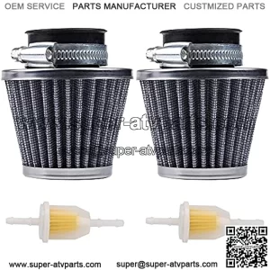35mm Air Filter 1.38" for 50 70 90 100 110 125cc CRF50 CRF70 XR50 XR70 XR90 DR50 DR70 DR90 BA90 Motorcycle ATV Quad Scooter Moped Dirt Bike Go Kart