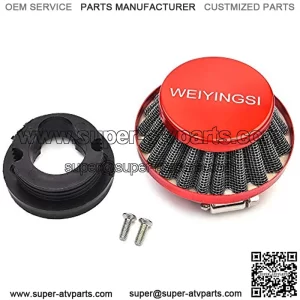 42mm Air Filter 47cc 49cc 2 Stroke Super Pocket Bike Upgrade Kit Mini Dirt Bike ATV Quad Aluminium Air Filter Set