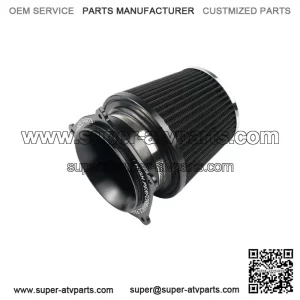 Air Filter Intake w/ Holder Adapter Kit For Yamaha YFZ450R 2009 2010-2023 Black