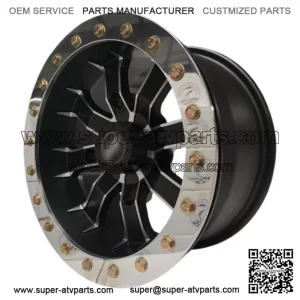 alloy rims ATP AR640 Beadlock 14x7 4/156 4+3 Polaris sportsman scrambler 570 800 850 1000