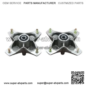 2 x NEW front hubs + studs seals bearings Yamaha Raptor 700 660 YFZ450 YFZ450r
