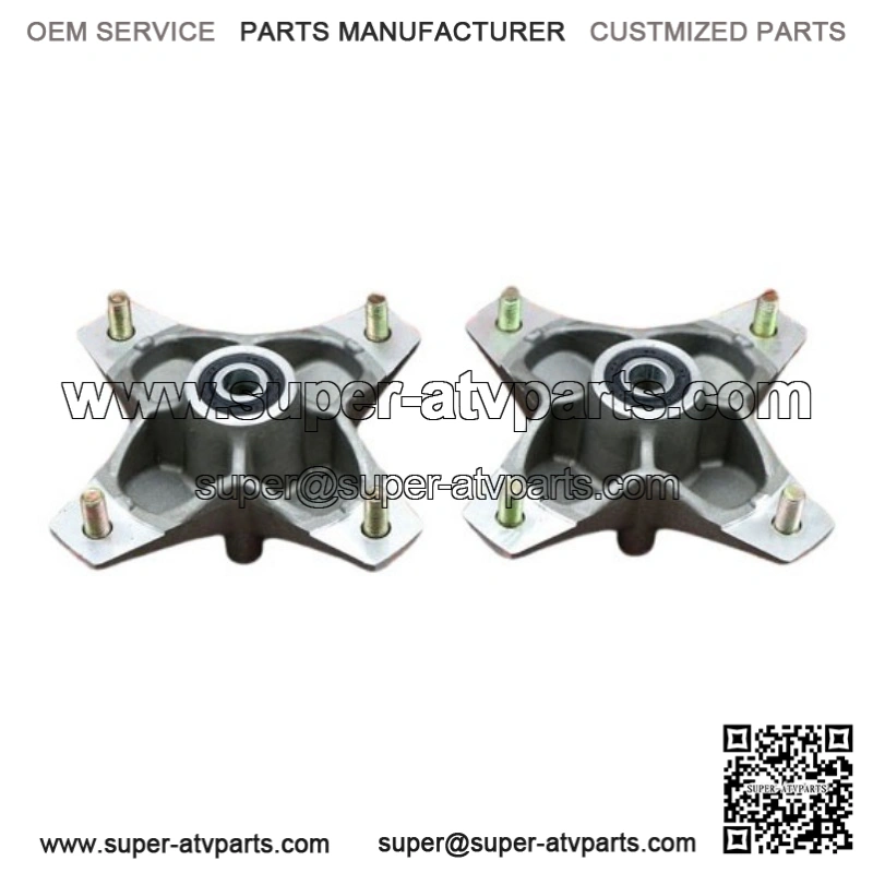 2 x NEW front hubs + studs seals bearings Yamaha Raptor 700 660 YFZ450 YFZ450r
