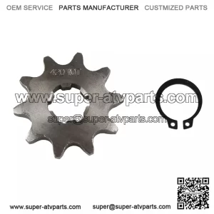 420Chain 17mm 10-18T Front Sprocket For 50 70 90 110 125 140cc ATV Pit Dirt Bike