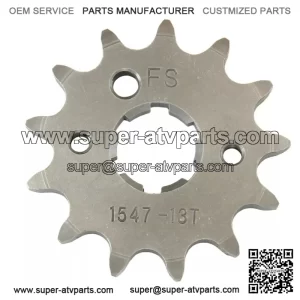 13 Tooth Front Steel Sprocket for Yamaha Warrior 350, Banshee 350 & Raptor 350