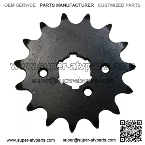 15 Tooth Front Steel Sprocket for Yamaha Warrior 350, Banshee 350 & Raptor 350