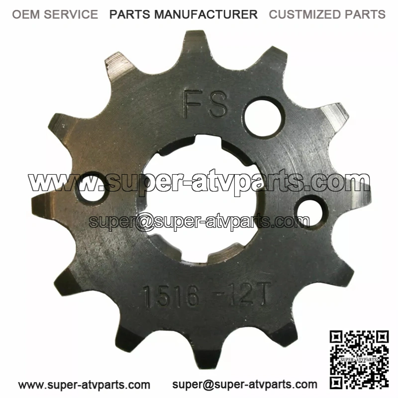 12 Tooth Front Steel Sprocket for Yamaha Warrior 350, Banshee 350 & Raptor 350