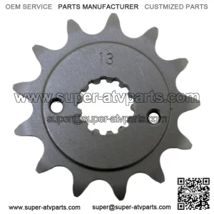 13 Tooth Front Steel Sprocket 13T for Suzuki LT-Z400 Quadsport 400 LTZ400