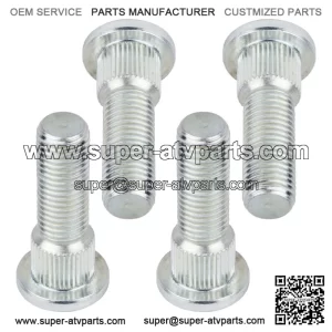 4 Rear Wheel Hub Stud Bolt for Honda TRX450 Es S Foreman 450 4X4 Es S 1998-2001 (For: Honda)