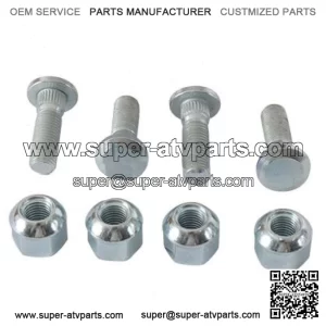 Rear Wheel Stud and Nut Kit for 2007-2013 Honda TRX420TM FourTrax cg (For: Honda)