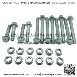 SPECBOLT ATV FRONT SUSPENSION BOLT KIT FOR HONDA TRX450R TRX450ER SHOCK & A-ARMS