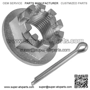 Rear Axle Castle Nut & Pin for Honda TRX450R 2005-2009