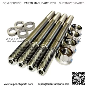 YFZ450R YFZ 450R Head Studs Stud Kit Titanium After Market Stronger Upgrade