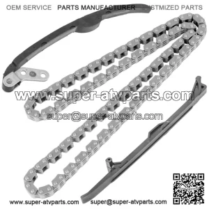 Camshaft Chain & Guides For Yamaha Grizzly 700 YFM700 2007-08 2011-2015 2019-23(For: Yamaha Rhino 700)