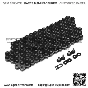 Black Drive Chain for Honda TRX450ER Electric Start 2006-2014 (For: Honda)