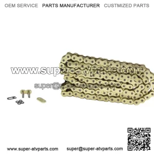 Gold 520 Chain O-Ring Drive Chain Yamaha for YFZ450R YFZ 450 RSE Raptor 700