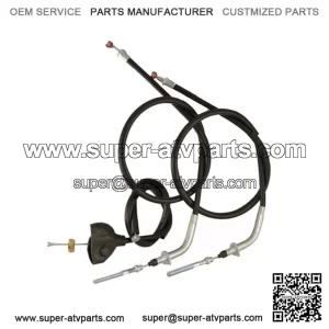 1990 Yamaha 200 Blaster YFS200 Upper and Lower Front Brake Cables (For: Yamaha)