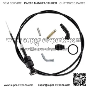 Choke Cable & Carburetor Plunger Valve For Honda Foreman 450 TRX450 FE FM ES S