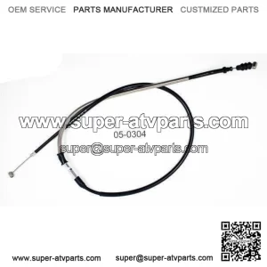 Clutch Cable +2" Black for Yamaha YFZ450 2004-2009