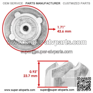 59256-1069 Water Pump Impeller For Kawasaki Brute Force 750 KVF750 4x4 2005-2023
