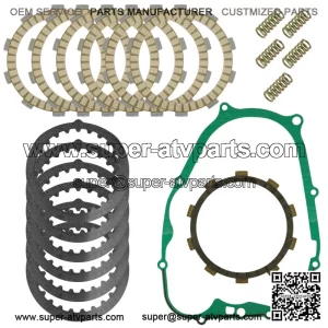 For Yamaha Blaster 200 YFS200 1988-2006 Clutch Friction Steel Plates Spring Kit (For: Yamaha YFS200)