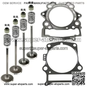Cylinder Intake Exhaust Valve Kit for Yamaha Raptor 700 YFM700R 2006-2014 (For: Yamaha Raptor 700)