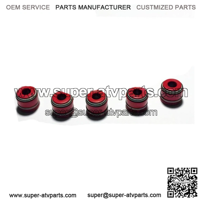 YFZ450 YFZ 450 Stock OEM Replacement Intake Exhaust Valves RED Seals - Image 4