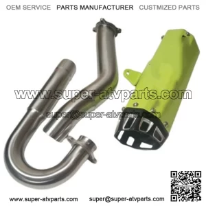 Yellow Gen 2 Full Exhaust Yamaha YFZ 450R YFZ 450X All Years