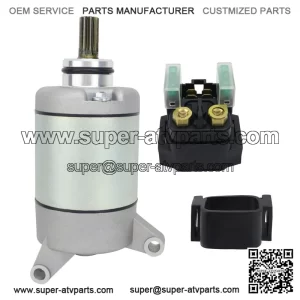 Starter & Relay for Yamaha YFZ450 2004-09 12-13 5TG-81890-00-00 18761 410-54071
