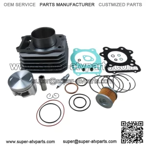 NEW Cylinder Top End Rebuild Kit for 1988-2000 Honda TRX 300 Fourtrax FW 4x4 2x4